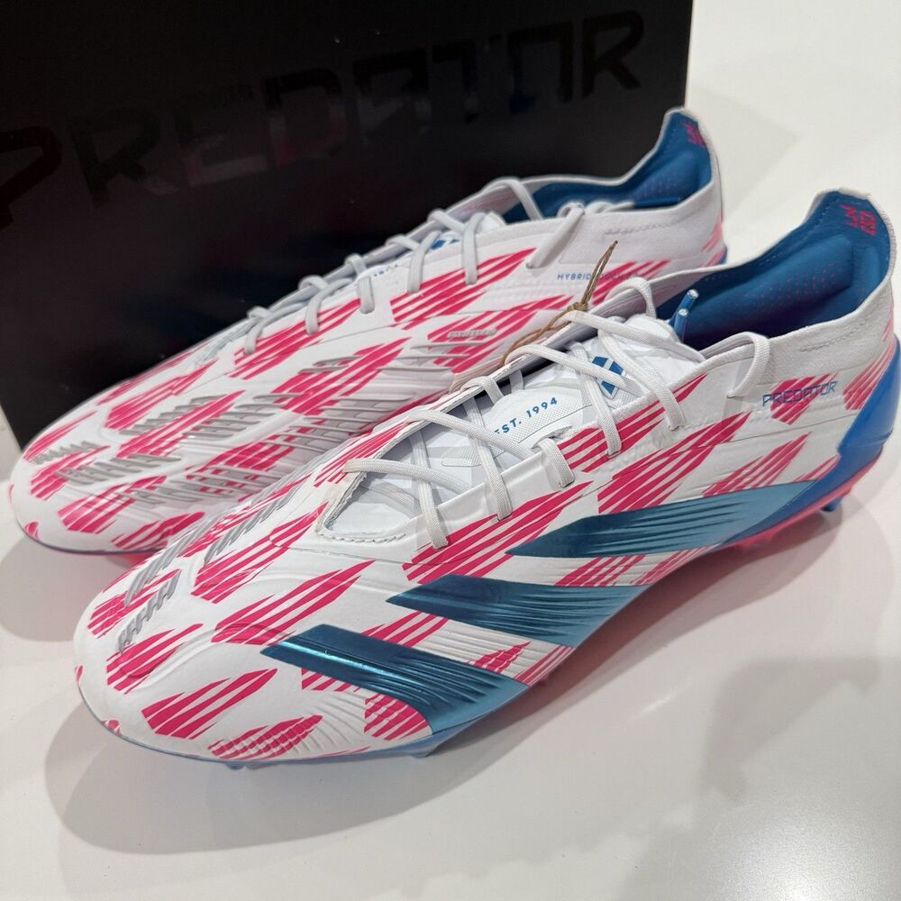 Size 12 - Adidas Predator Elite FG Soccer Cleats Reemergence Pack IF6325 - NEW